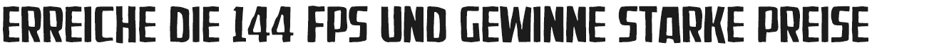 Earn the full 144 FPS for Grand Prizes